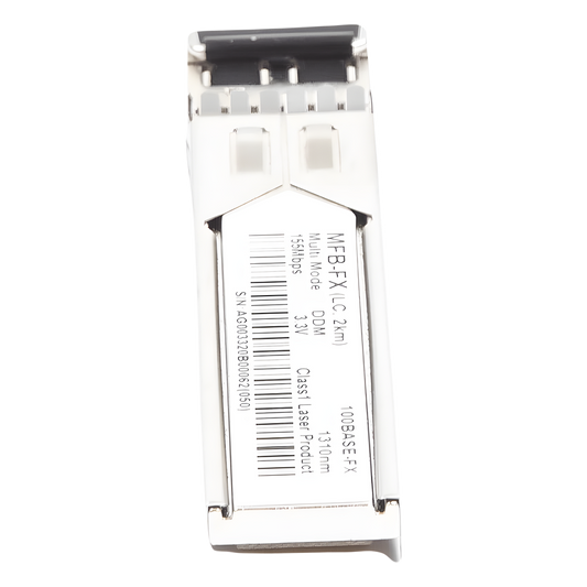 Transceptor mini-Gbic SFP 100Mbps LC 1310nm para fibra Multi Modo 2 Km
