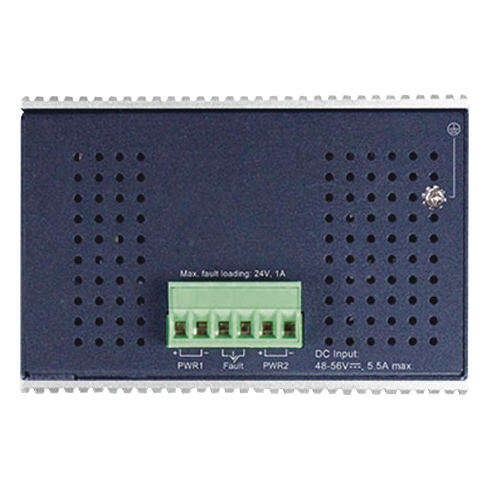 Switch Industrial PoE no administrable de 8 Puertos 10/100TX 802.3at, Hasta 240 W, Combo TP / SFP Gigabit TP / SFP (-40 ~ 75 grados C)