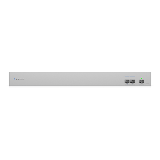 UniFi USW-WAN – Switch WAN Capa 2 con Uplinks SFP+ 10G, Puerto RJ45 GbE y Alimentación CA Redundante para Alta Disponibilidad con UniFi Gateways en Modo Shadow (Rack 1U)