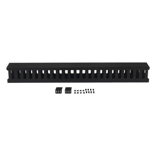 Organizador de Cable Vertical de 24 Unidades Rack Sencillo, Compatible con Racks Serie EIRL y EIQR