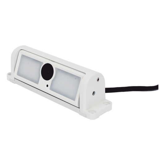 Cámara de Conteo de Pasajeros XMRP3DV3 2 Megapixel / Sensor CMOS 1/2.8" / Lente M12 2.7 mm / Ángulo de Visión 120° / WDR 80 dB / Triple Método de Instalación / Conteo Inteligente de Personas / H.265+ / Rango Tem