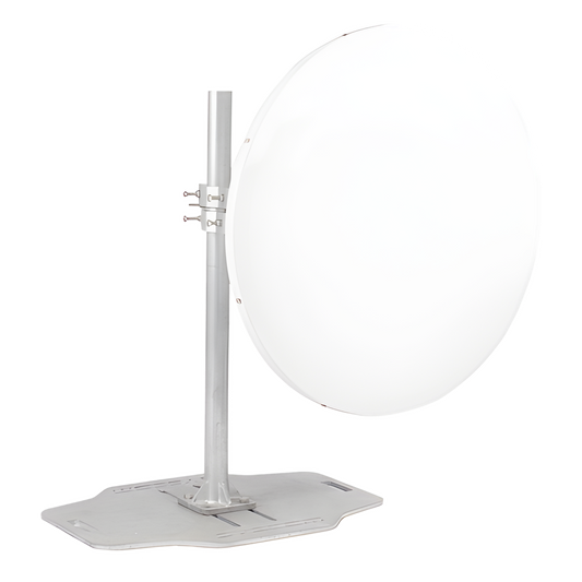 Antena Direccional de Alto Rendimiento/ Parábola profunda para mayor aislamiento al ruido/ Conector guía de onda para radio C5x y B5x / 3 ft / 4.9 a 6.4 GHz / Ganancia de 32 dBi / Soporte de acero inoxidable / Incluye montaje.