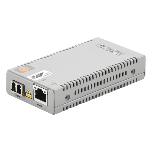 Convertidor de medios Gigabit Ethernet a fibra óptica, conector LC, monomodo (SMF), versión TAA (Trade Agreement Act), 10 km