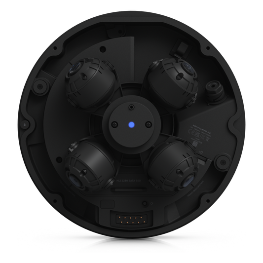 Cámara Multisensor AI de 32 MP con 4 Lentes Ajustables, Zoom Óptico 2.33×, Cobertura IR 360°, Motor AI Multi-TOPS y Alimentación PoE++ para Monitoreo de Amplia Cobertura