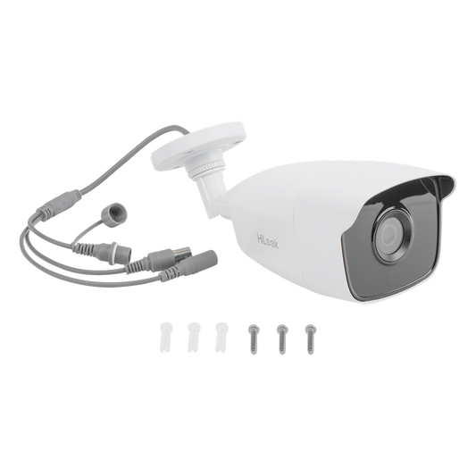 Bala TURBOHD 2 Megapíxeles (1080p) / Gran Angular 103º / Lente 2.8 mm / METAL / IR EXIR Inteligente 40 mts / Exterior IP66 / TVI-AHD-CVI-CVBS / dWDR