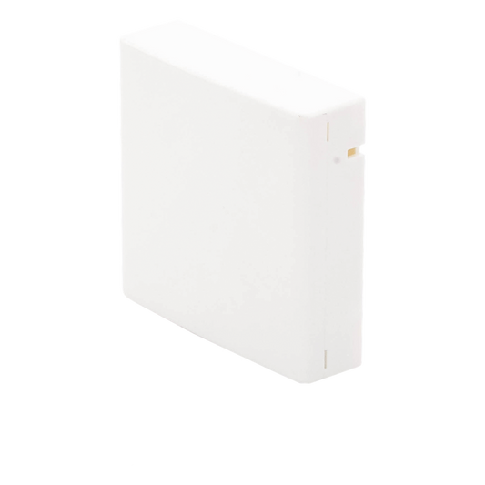 Caja Terminal de Fibra Óptica (Roseta) con un Acoplador SC/APC, Color Blanco