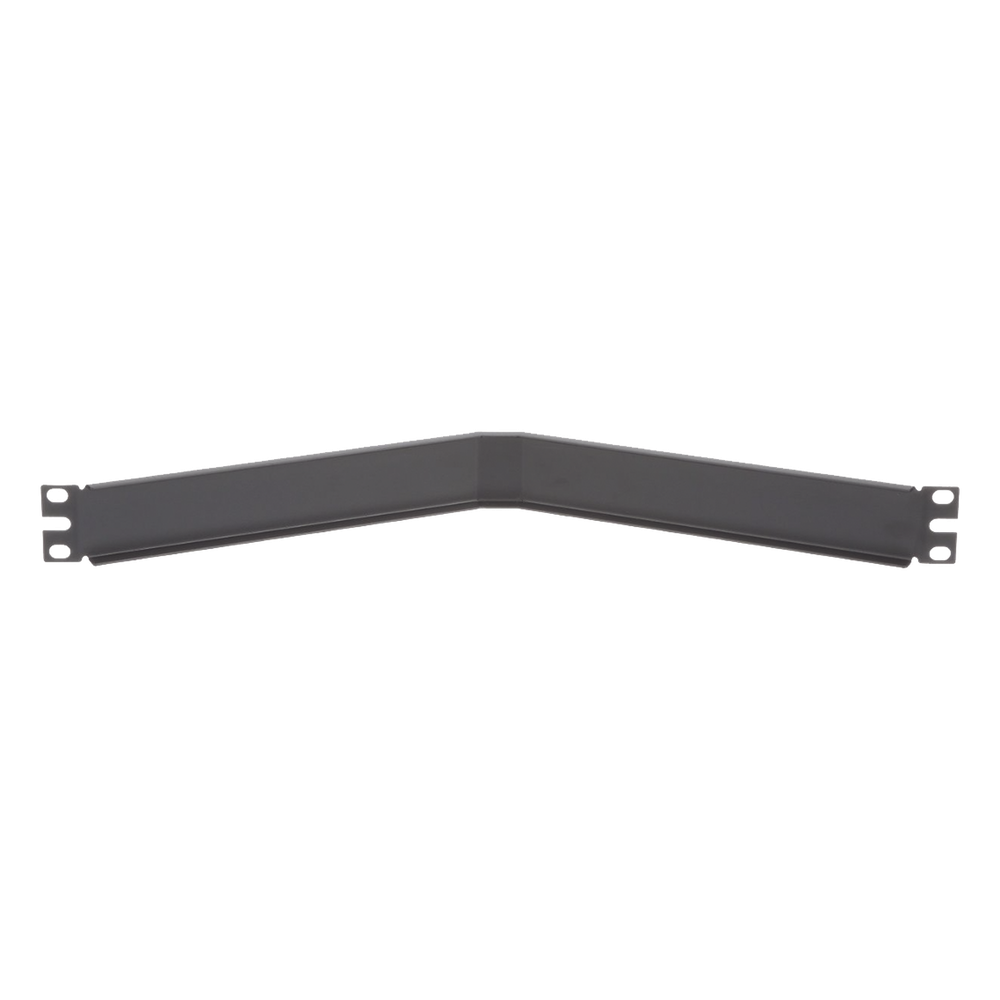 Tapa Ciega Para Rack Estándar de 19in, Angulado, de Acero, 1UR, Color Negro