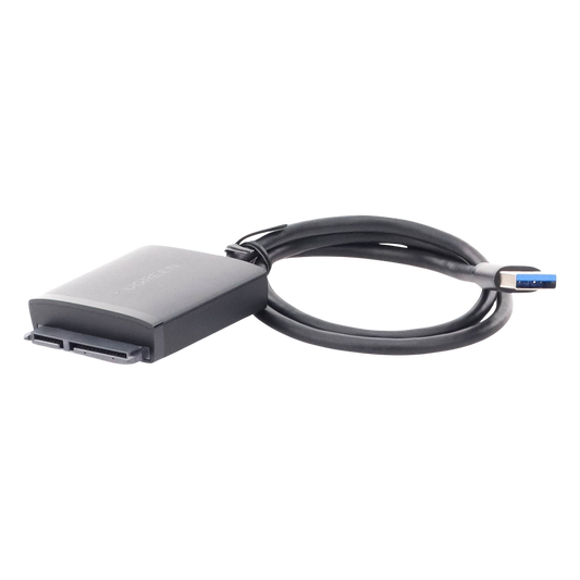 Adaptador USB 3.0 a SATA III | Compatible con Disco Duro HDD y SSD de 2.5" y 3.5" de hasta 12 TB | Velocidad USB 3.0 de hasta 5 Gbps | Alta Velocidad con UASP & TRIM | Cable de 50 cm.