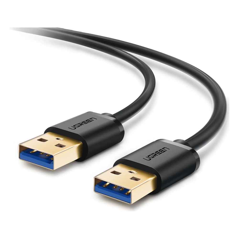 Cable USB-A 3.0 a USB-A 3.0 / 3 Metros / Macho a Macho / Conector Niquelado / Núcleo de Cobre Estañado / Blindaje Múltiple / Velocidad 5Gbps / No Requiere Controlador / Compatible con USB 2.0 Y USB 1.1