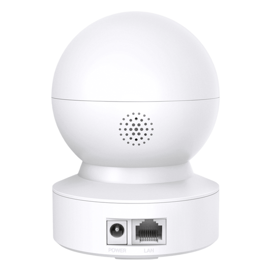 Cámara de Seguridad Wi-Fi PTZ / 2K 2304x1296 px / Paneo 360° Horizontal / Inclinación / Visión Nocturna IR 30 ft (10 m) / Detección de Personas / Detección de Llanto de Bebé / Audio Bidireccional / Almacenamie