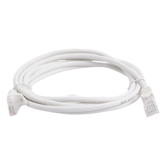 Cable de Parcheo UTP Cat5e - 2 Metros (6.56 Pies) - Blanco