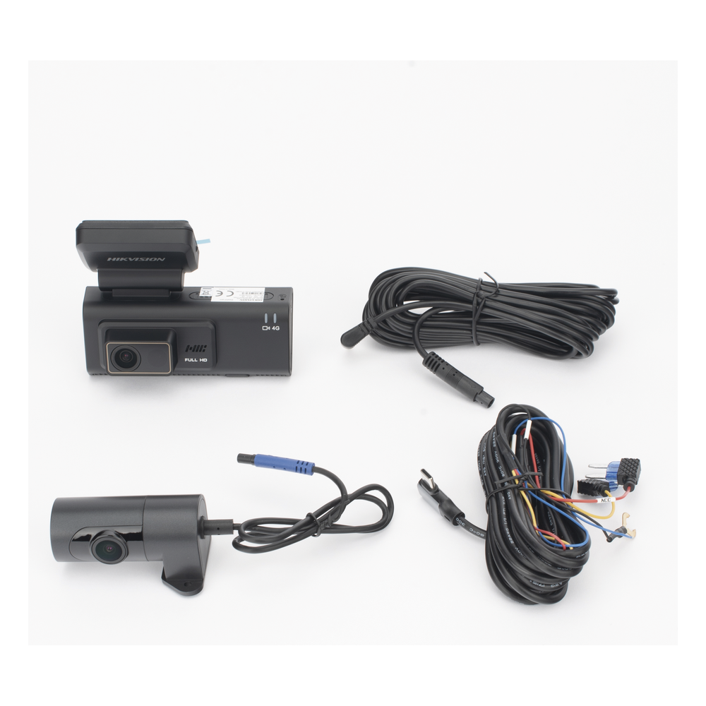 Dashcam Vehicular 3 Canales / 1080P FHD + 720P HD / Apertura F2.0 / Módulo GPS y 4G Integrado / WiFi / G-Sensor / ADAS