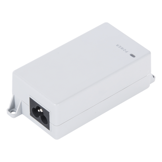 Inyector PoE Pasivo Gigabit de pared para C5x, C5c, de Mimosa, Voltaje de salida 24Vcc.