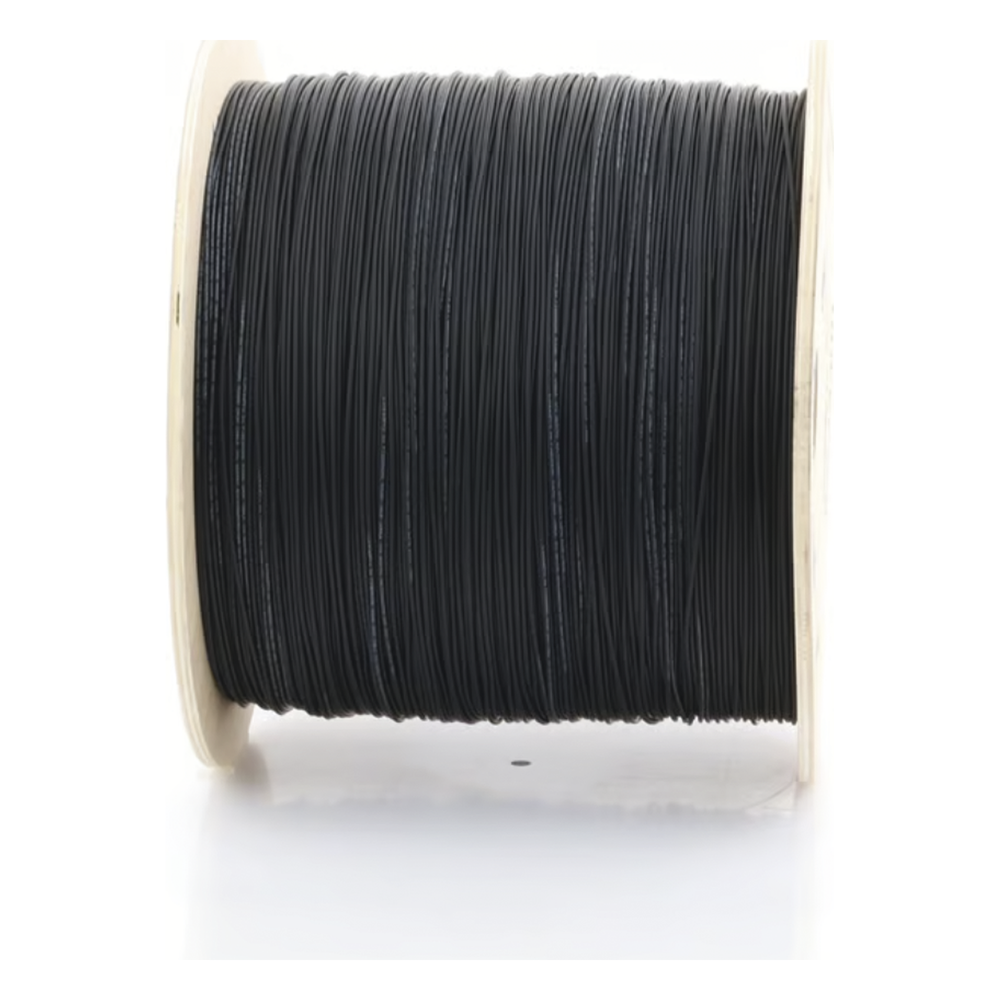 Carrete de 2 km de Fibra Óptica Aérea Tipo Drop Redonda (Figura 0) G.657A2, Monomodo, 1 Hilo, Forro de 3 mm