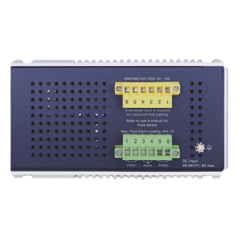 Switch Industrial Administrable Capa 3, Con 8 Puertos PoE Gigabit 802.3bt, 2 Puertos SFP de 1 G / 2.5 G, 2 Puertos SFP 10 G