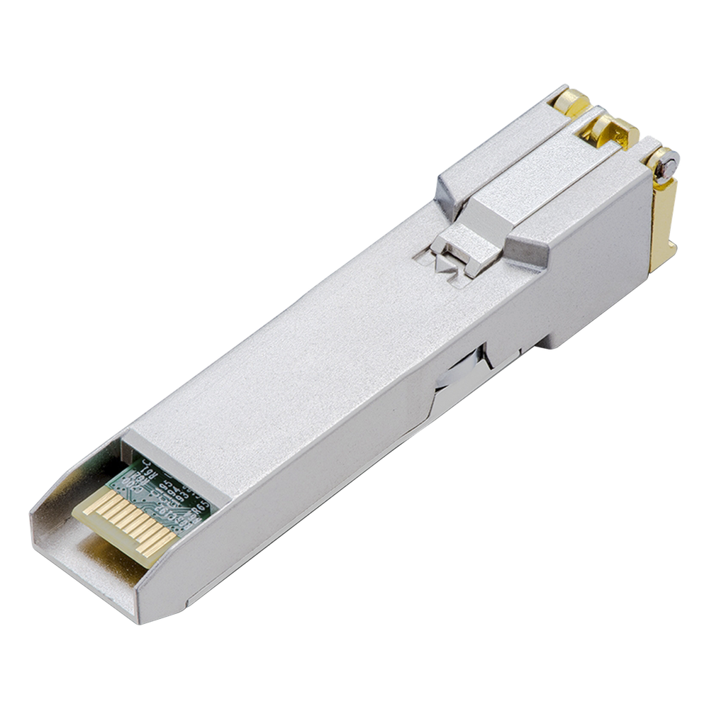 Transceptor mini-GBIC SFP RJ45 / Admite 1000BASE-T / Hasta 100 metros / Conector RJ45 (1G)
