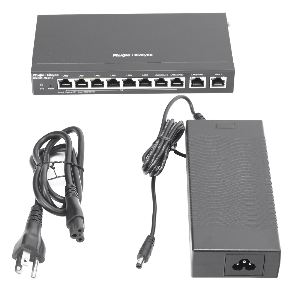 Router Balanceador con Función SD-WAN, PoE+ hasta 110 Watts, Hasta 4 Servicios de Internet y hasta 350 clientes con desempeño de 1.5 Gbps