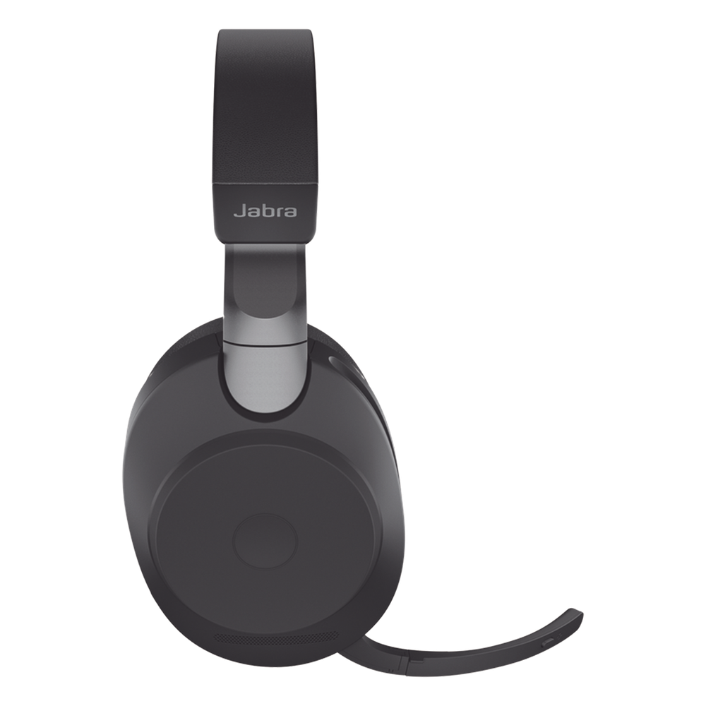 Jabra Evolve2 85, Auricular stereo versión UC con cancelación de ruido activa, dongle USB-A indicador de ocupado (Busylight)(28599-989-999)