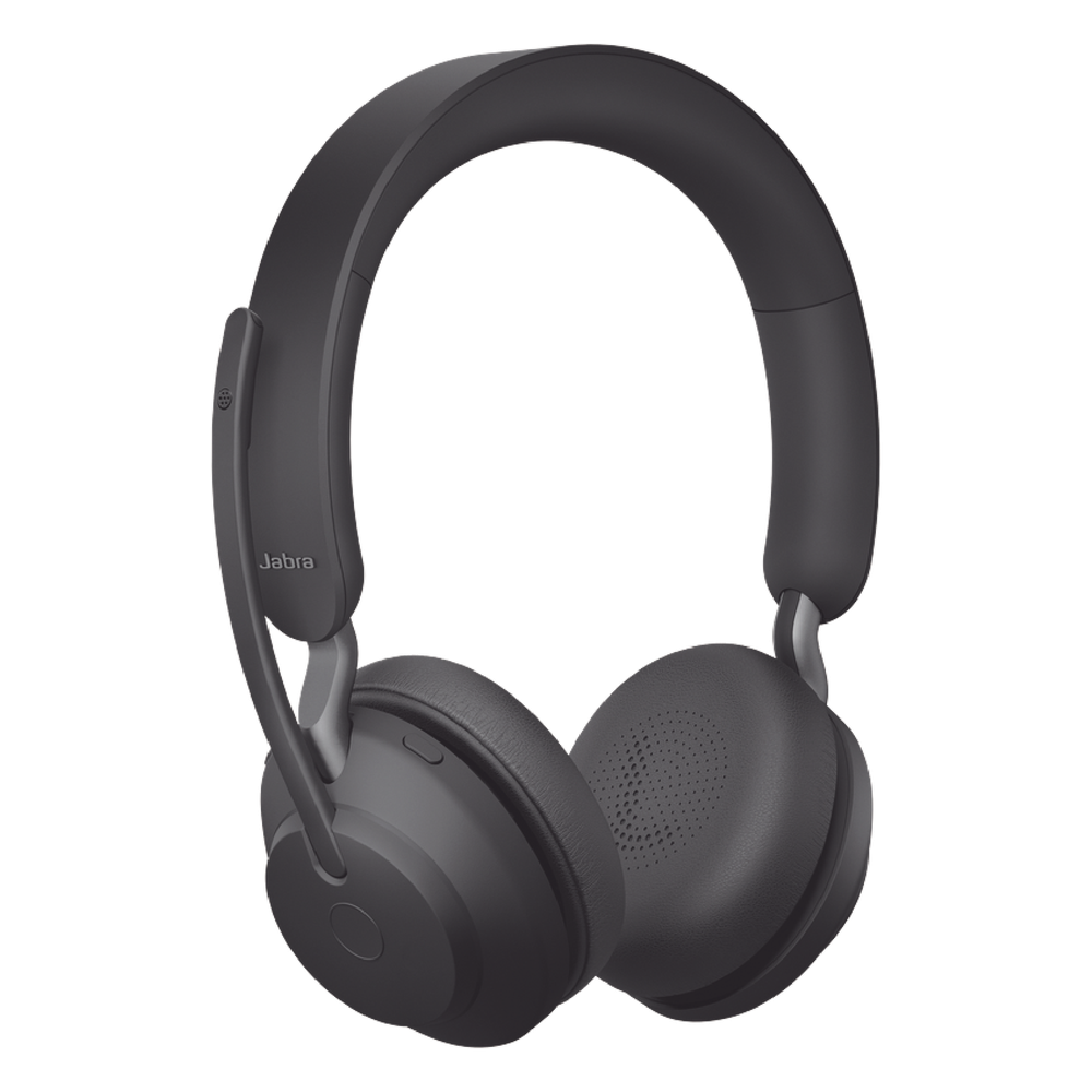 Jabra Evolve2 65, Auricular stereo versión UC con aislamiento de ruido activa, dongle USB-A indicador de ocupado (Busylight) (26599-989-999)