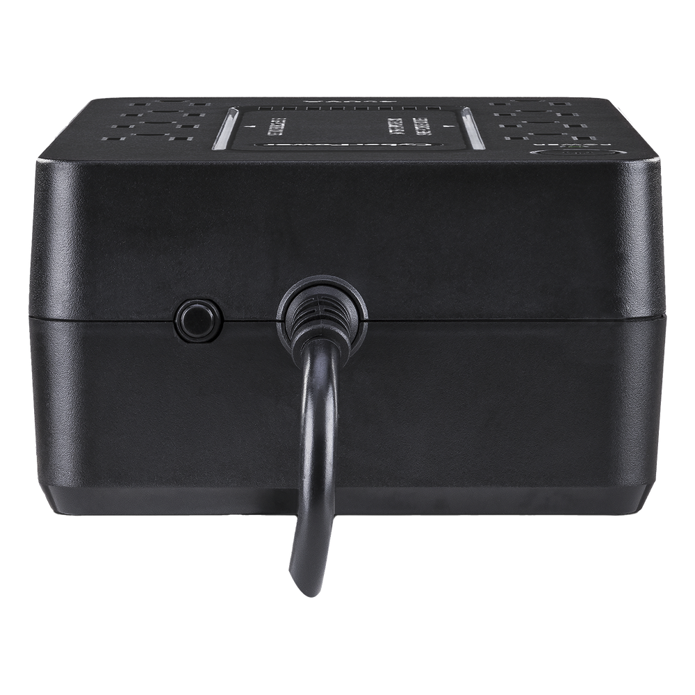 UPS de 425 VA/255 W, Topología Standby, Entrada 120 Vca NEMA 5-15P, Tipo Gabinete Compacto, Con 8 Tomas NEMA 5-15R