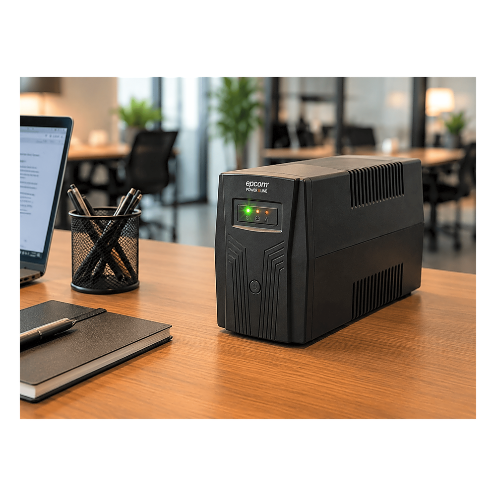 UPS de 1,000VA/600W / Topología Línea Interactiva / Entrada y Salida 120 Vca / Clavija NEMA 5-15P / 6 Tomas NEMA 5-15R