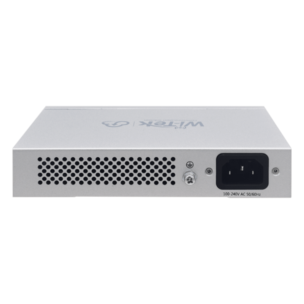 Switch PoE / Administración en la nube / Con 4 puertos 10/100 Mbps PoE af/at / 2 Puertos Uplink 10/100 Mbps / Presupuesto 60 W / PoE hasta 250 metros / Soporta protocolo ONVIF