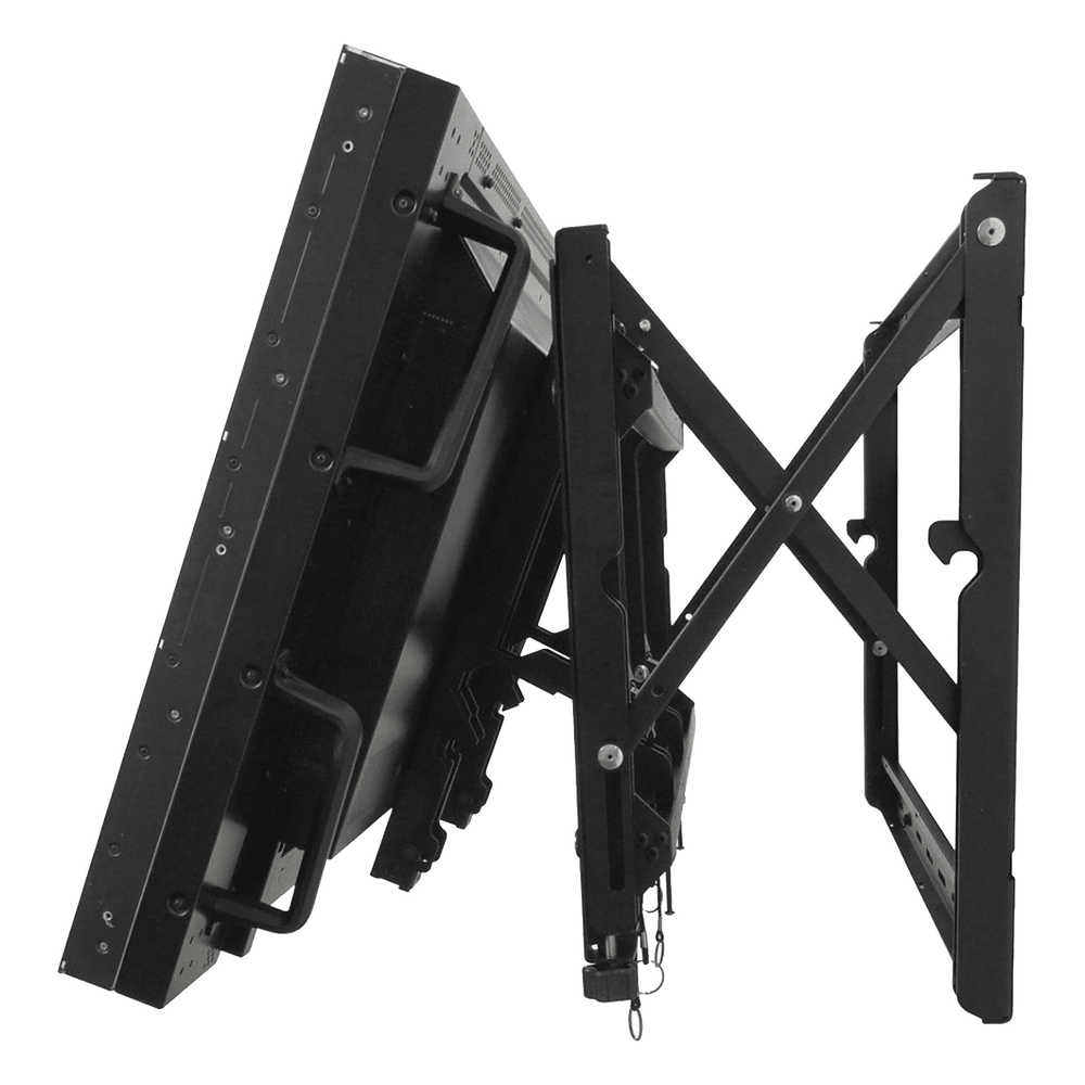 Soporte de pared para Video Wall LCD Full-Service / Para Pantallas 40"-65" / Patrón VESA 200x200 hasta 700x400 mm / Capacidad de Carga 56.8 kg Max. / Mecanismo de Acceso