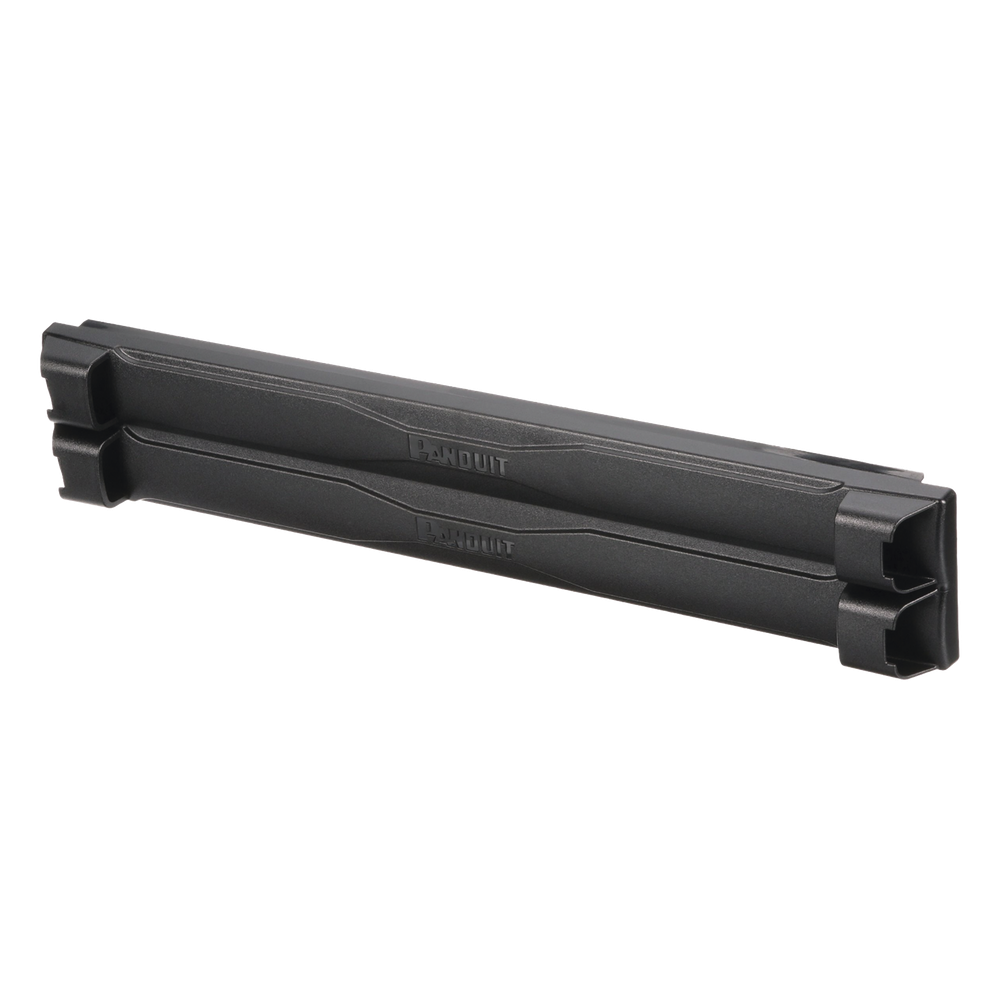 Tapa Ciega Estándar de 19in, Compatible con Racks con Rieles de Orificio Cuadrado, Instalación sin Herramienta, Plano, 2 UR, Color Negro