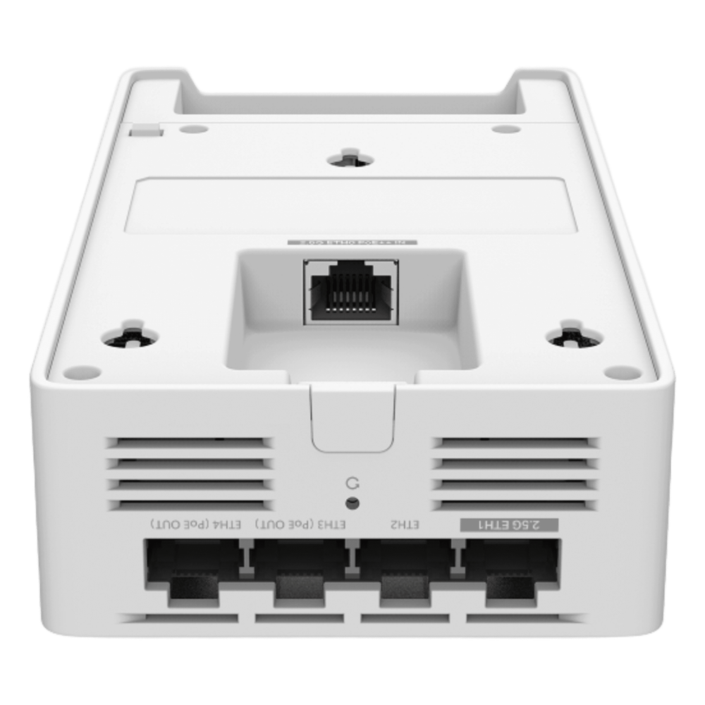 Punto de Acceso Omada / Wi-Fi 7 BE3600 MU-MIMO 2x2 / 1 Puerto Entrada 2.5 Gbps PoE ++ / 1 Puerto 2.5 Gbps PoE pass-through / 2 Puertos 1 Gbps / Mesh Omada / Operaciones Multiencale (MLO) / Configuración por Controlador o Stand-Alone / Para Montaje