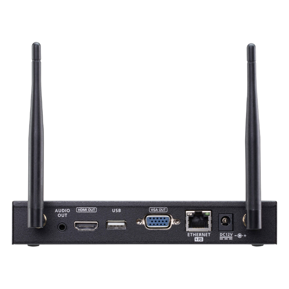 Switch de presentaciones | Resolución 4K | Diferentes herramientas de colaboración: Anotación, pizarra y captura | inalámbrico | Multi-view se pueden compartir hasta 2 fuentes de forma inalámbrica | POE