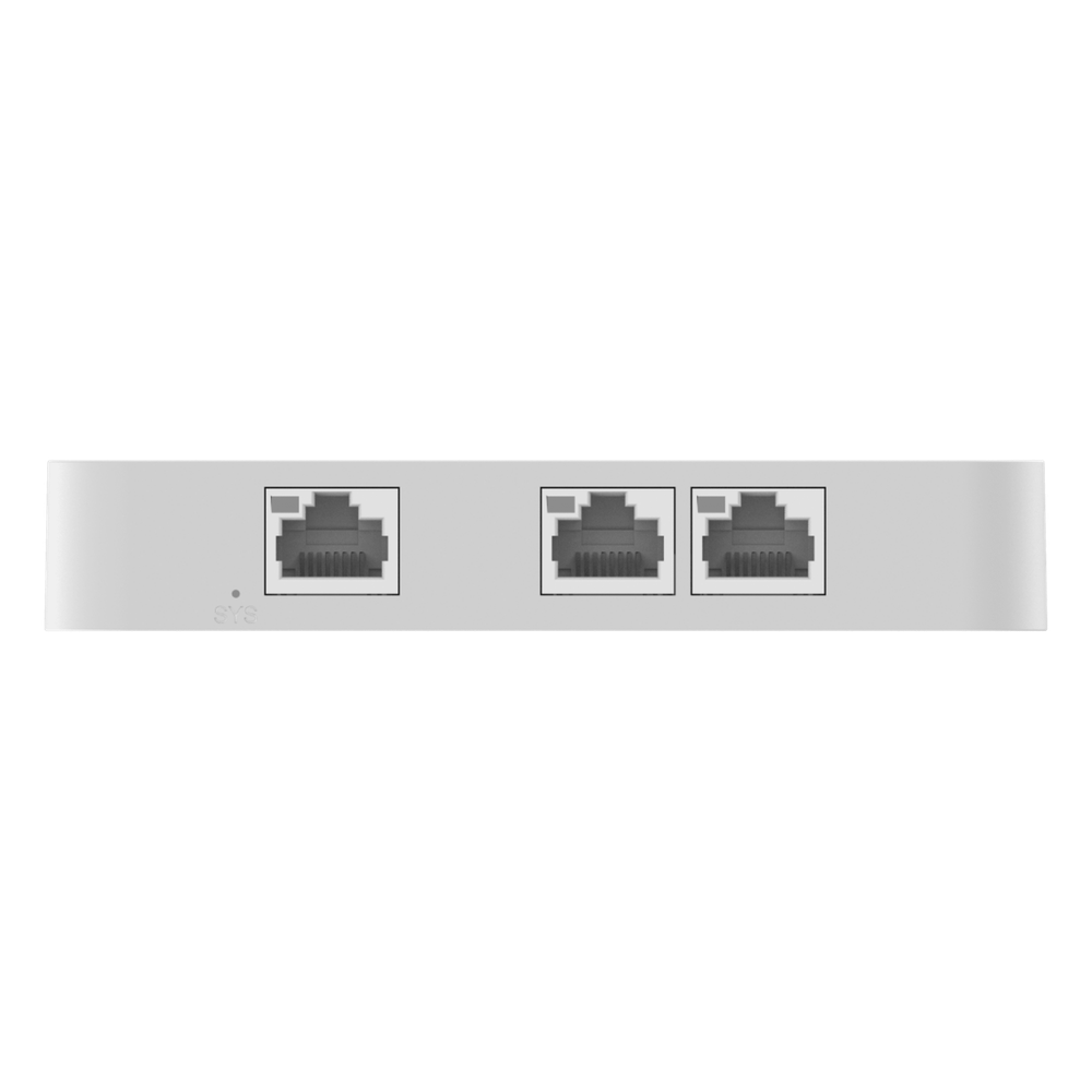 Switch No Administrable PoE-In 3 Puertos / 2 Puertos PoE+ 10/100BASE-T / 1 Puerto PoE-In 10/100BASE-T / Presupuesto PoE 30 W / Switching 0.6 Gbps / Protección 4 kV / Plug and Play / Montaje Pared/Escritorio
