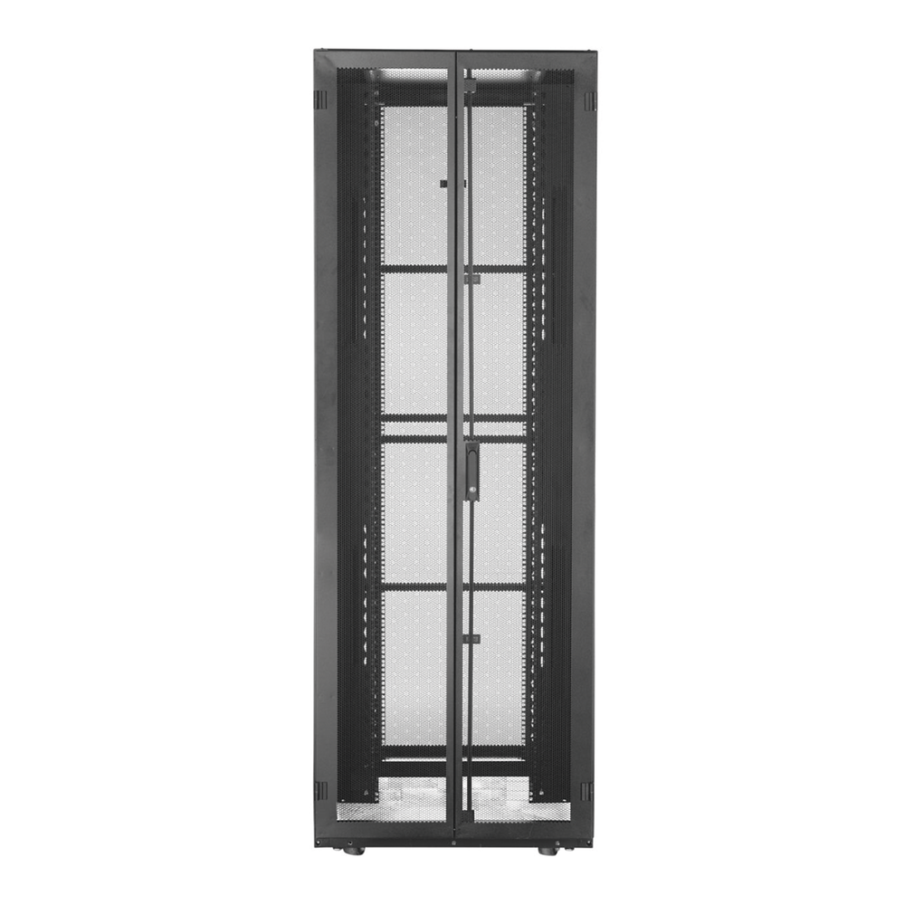 Gabinete FlexFusion™ XGL (Light) para Centros de Datos, 42 UR, 800 mm de Ancho, 1070 mm de Profundidad, Fabricado en Acero, Color Negro
