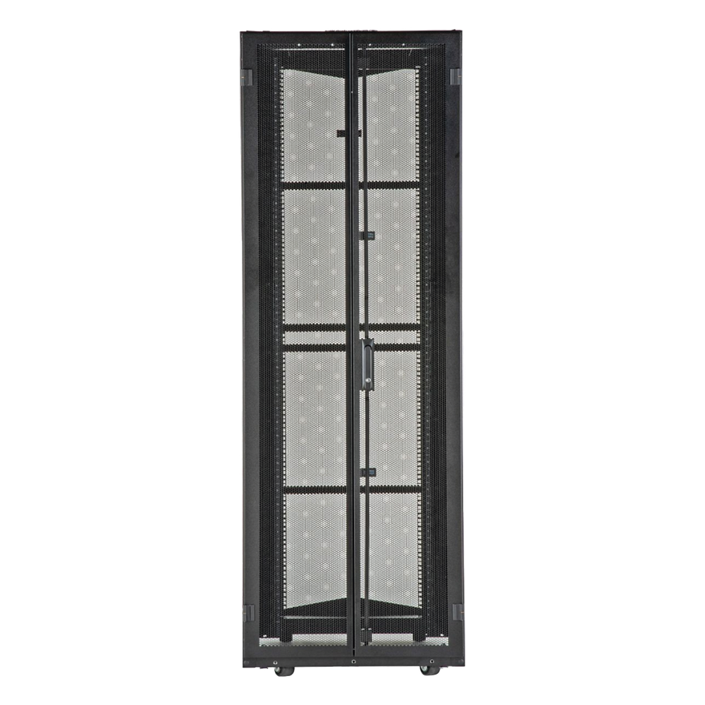 Gabinete FlexFusion para Centros de Datos, 42 UR, 800 mm de Ancho, 1200 mm de Profundidad, Fabricado en Acero, Color Negro