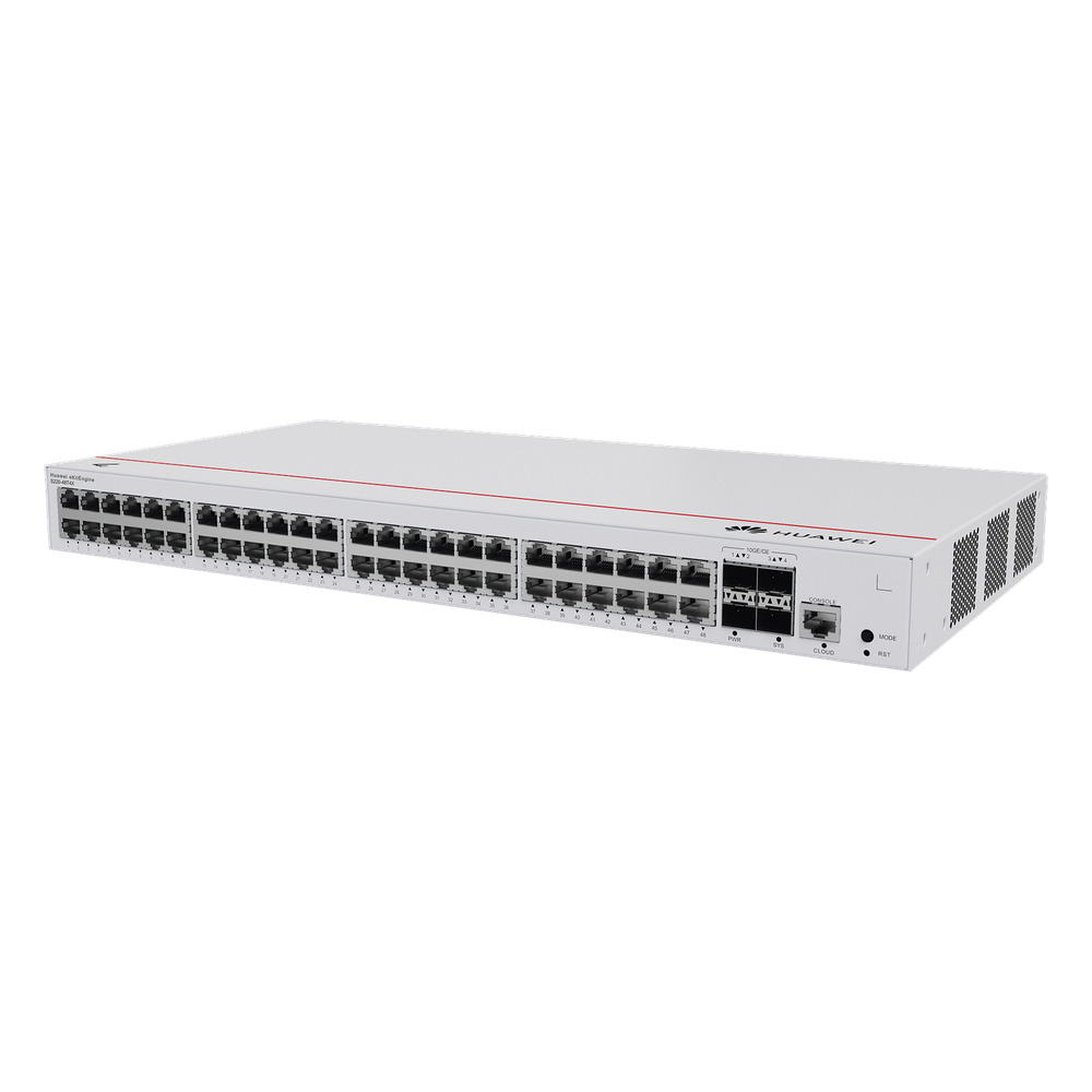 Switch de Acceso Gigabit Administrable Capa 2 / 48 puertos 10/100/1000 Mbps / 4 Puertos 10GE SFP+ Uplink / ERPS / IMGP Snooping / DHCP Snooping / Administración Nube Gratis