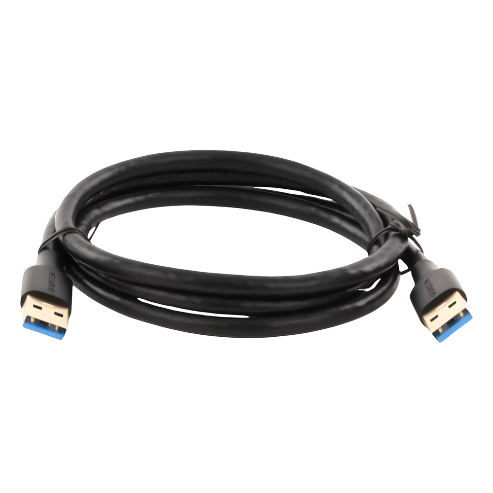 Cable USB-A 3.0 a USB-A 3.0 / 1 Metro / Macho a Macho / Conector Niquelado / Núcleo de Cobre Estañado / Blindaje Múltiple / Velocidad 5Gbps / No Requiere Controlador / Compatible con USB2.0 Y USB 1.1