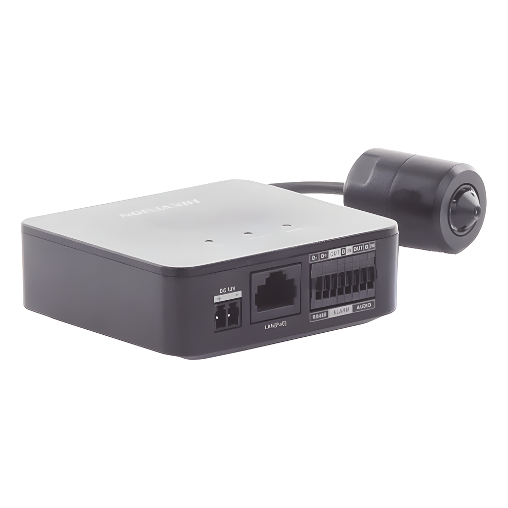 Pinhole IP 2 Megapixel / Lente 3.7 mm / 2 Mts Cable / PoE / Ideal para Cajeros Automáticos (ATM) / WDR / Micro SD / Cámara Tipo Cilindro