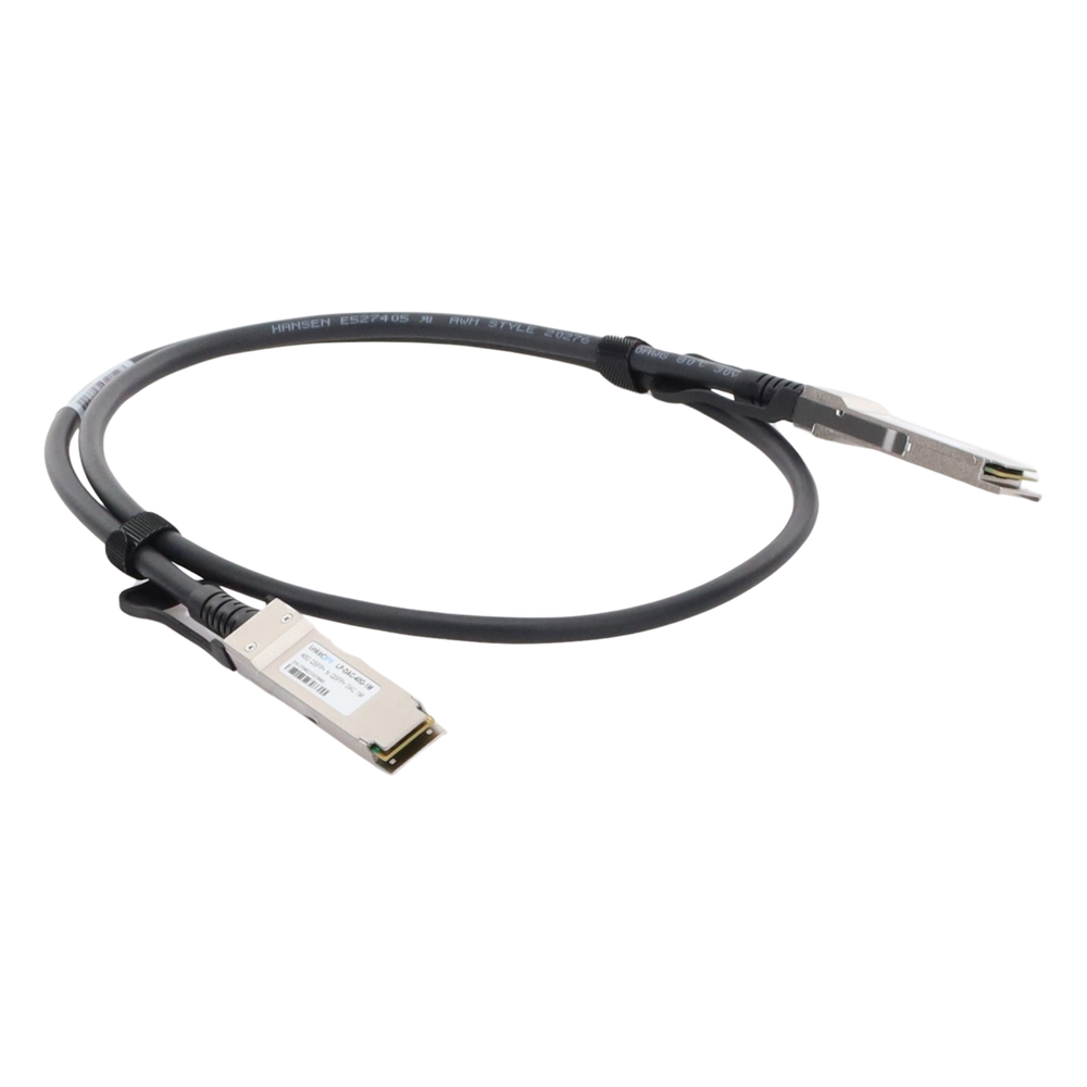Cable DAC QSFP+ de 40 Gbps a 40 Gbps / Passive Direct Attach Copper Twinax Cable / Longitud: 1 metros