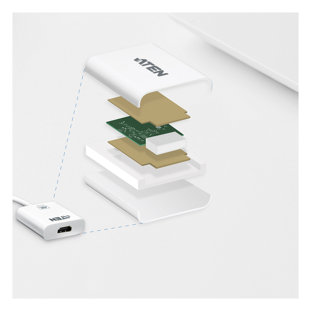Adaptador activo de DisplayPort a HDMI | 4K | Compatible con audio |