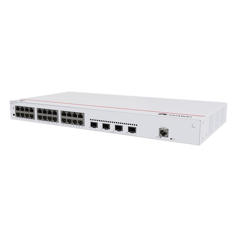 Switch de Acceso Gigabit Administrable Capa 2 / 24 puertos 10/100/1000 Mbps / 4 Puertos 10GE SFP+ Uplink / ERPS / IMGP Snooping / DHCP Snooping / Administración Nube Gratis