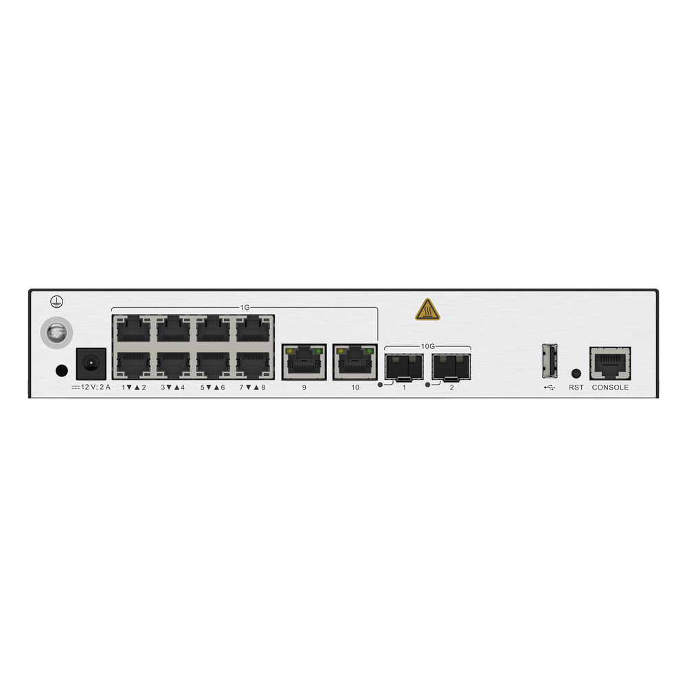 Controladora de Puntos de Acceso / 10 puertos 10/100/1000 Mbps / 2 puertos 10GE SFP+ / Hotspot 2.0 / Roaming Capa 2 y 3 / Rendimiento 10 Gbps / Soporta 128 APs / Hasta 1024 Clientes