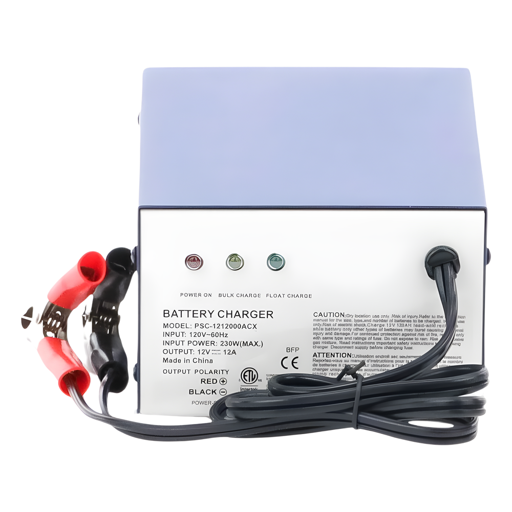 Cargador Para Baterías De 12V, 40 a 120AH, Selladas De Plomo Acido, Tecnología SLA/VRLA, Serie ACX