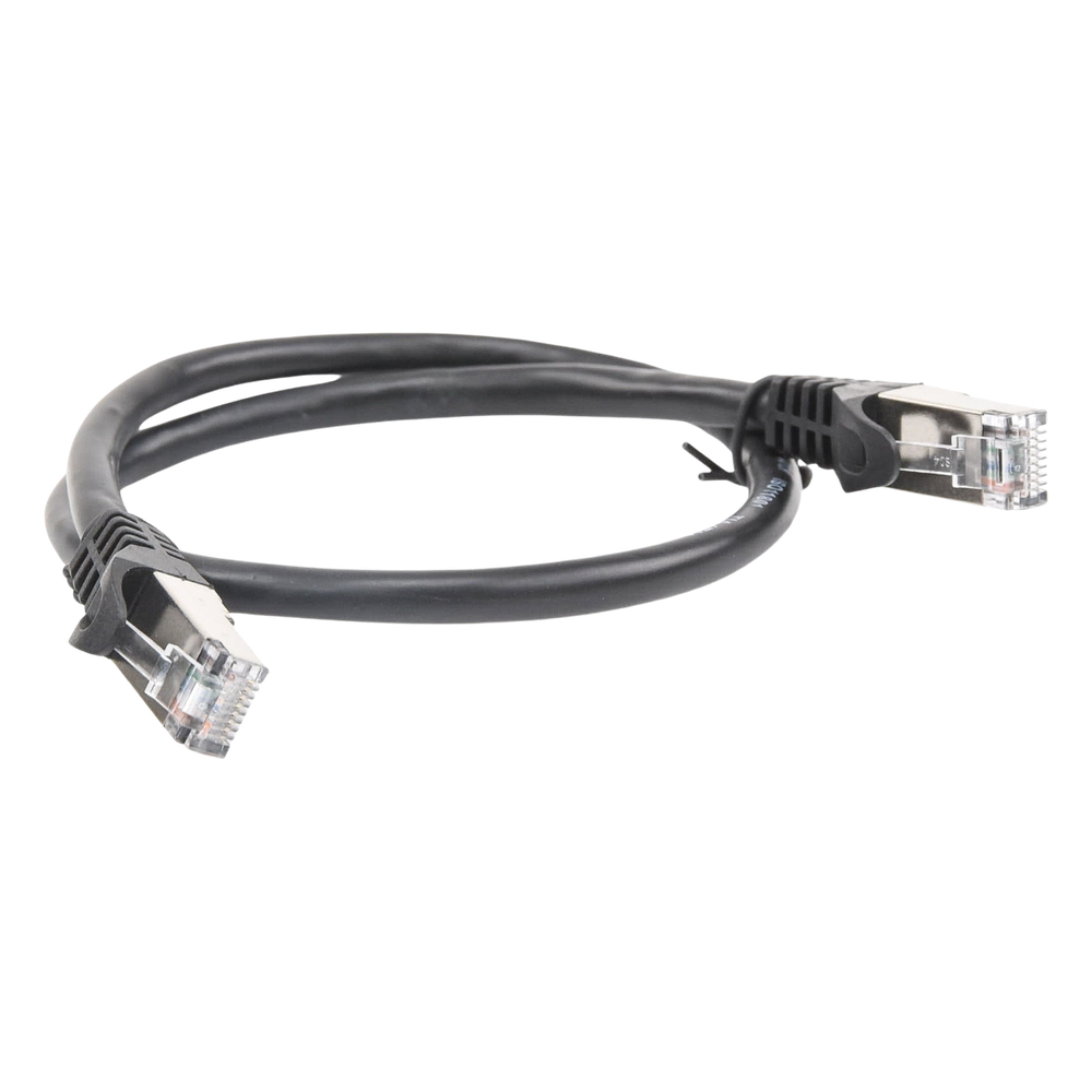 Cable de Parcheo FTP Cat6 - 0.5 Metros (1.64 Pies) - Negro