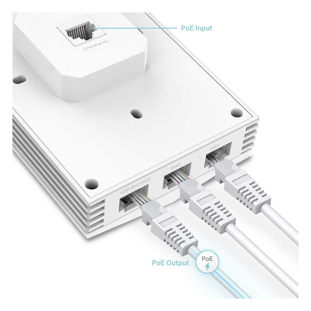 Punto de Acceso Omada / Wi-Fi 6 AX3000 MU-MIMO 2x2 / Alta Densidad de Usuarios / Configuración por Controlador o Stand-Alone / Para Montaje en Techo/pared / Alimentación PoE+
