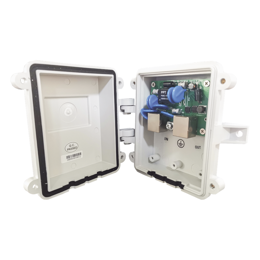 Protector PoE a 10/100/1000 Mbps (exterior) (Cat6 1000Mbps)