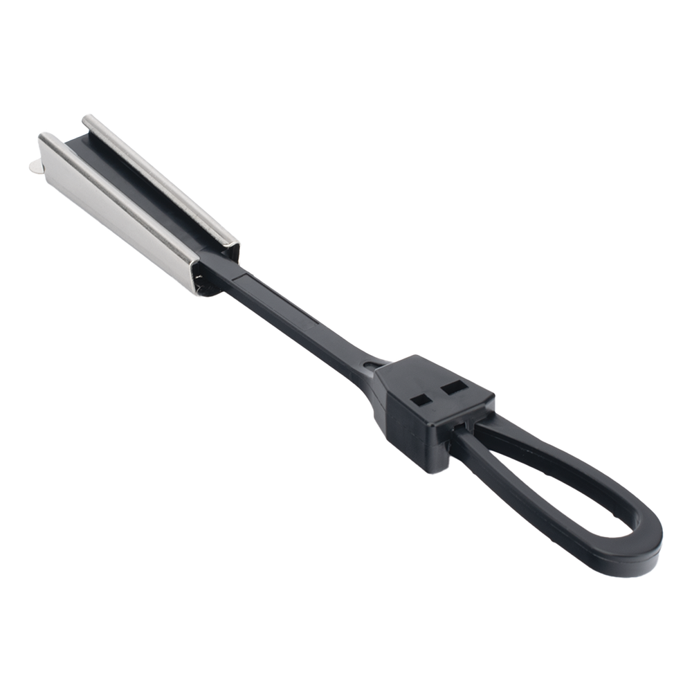 Tensor Plastico para Fibra Óptica Drop Plana de 5x2 mm, Span 80 metros (Termoplastico Resistente a los Rayos UV)