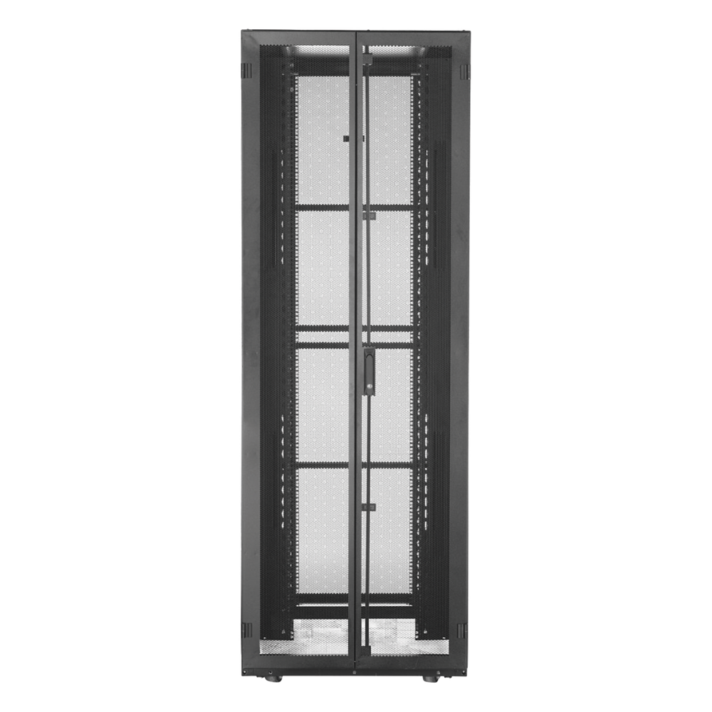 Gabinete FlexFusion™ XGL (Light) para Centros de Datos, 42 UR, 600 mm de Ancho, 1200 mm de Profundidad, Fabricado en Acero, Color Negro