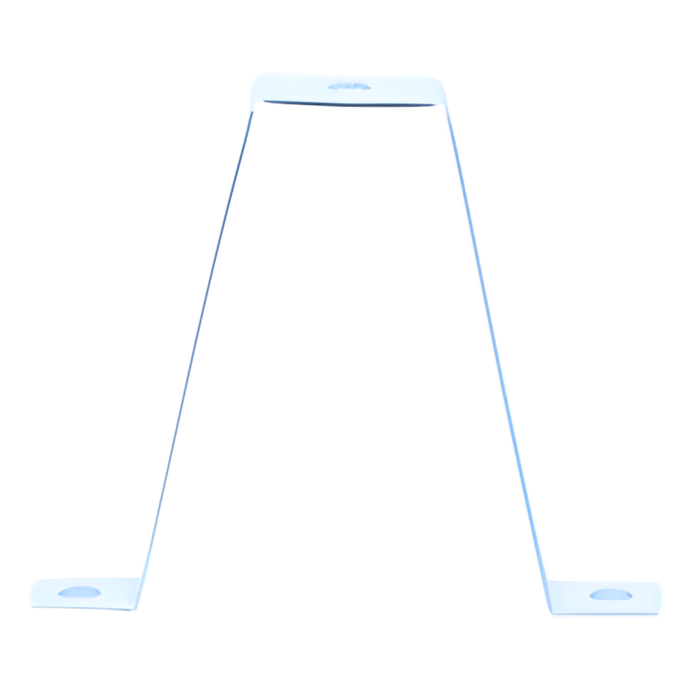 Soporte doble para sujetador universal, ideal para instalación en techo, con acabado Electro Zinc para varilla de 1/4 y 5/16