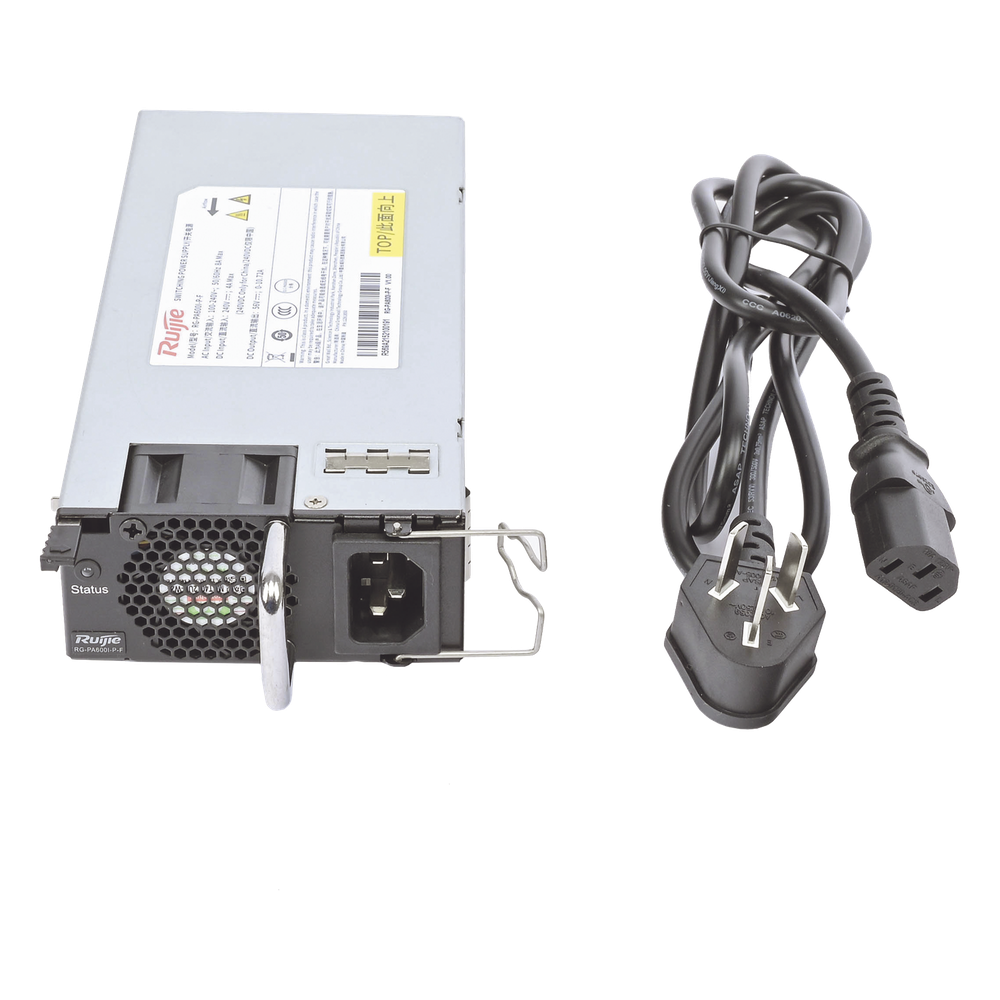Fuente de Energía Modular, proporciona hasta 370 Watts para Switches Empresariales Ruijie Networks
