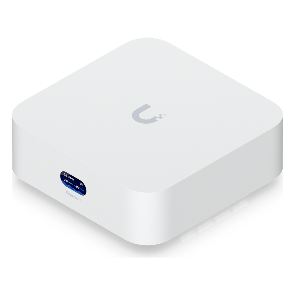 UniFi Express UX7 Cloud Gateway Compacto con WiFi 7, Ejecuta UniFi Network, Alimenta una Red Completa o Funciona como Punto de Acceso