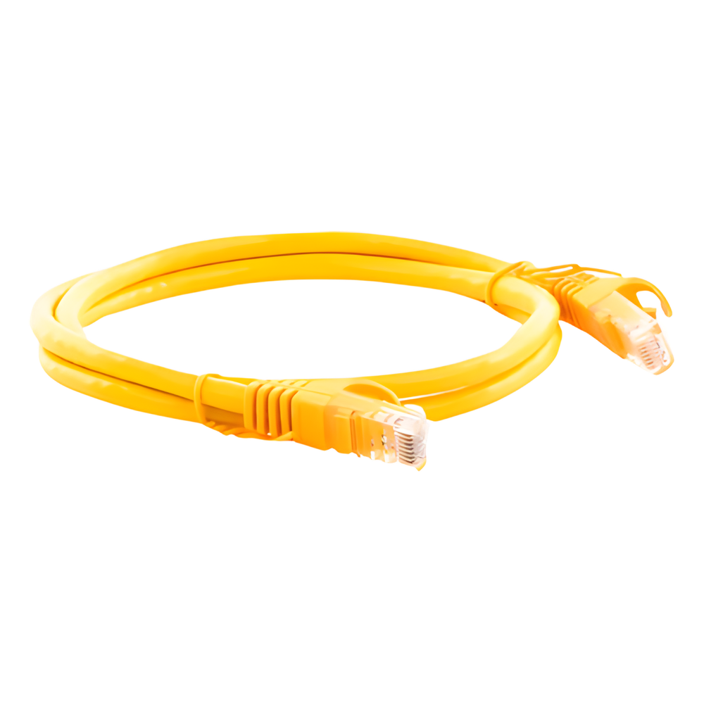 Cable de Parcheo UTP Cat6 - 1 Metro (3.28 Pies) - Amarillo